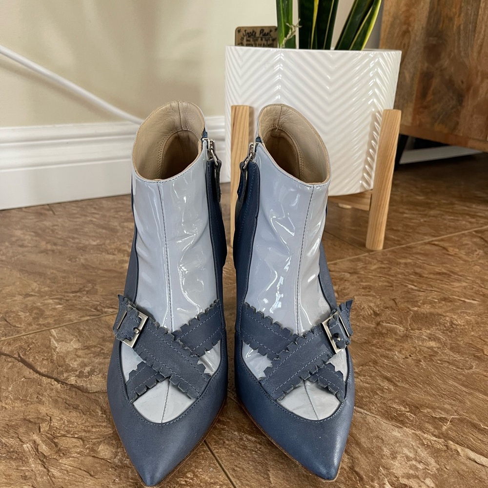 Stylish Women's Blue Ankle Boots